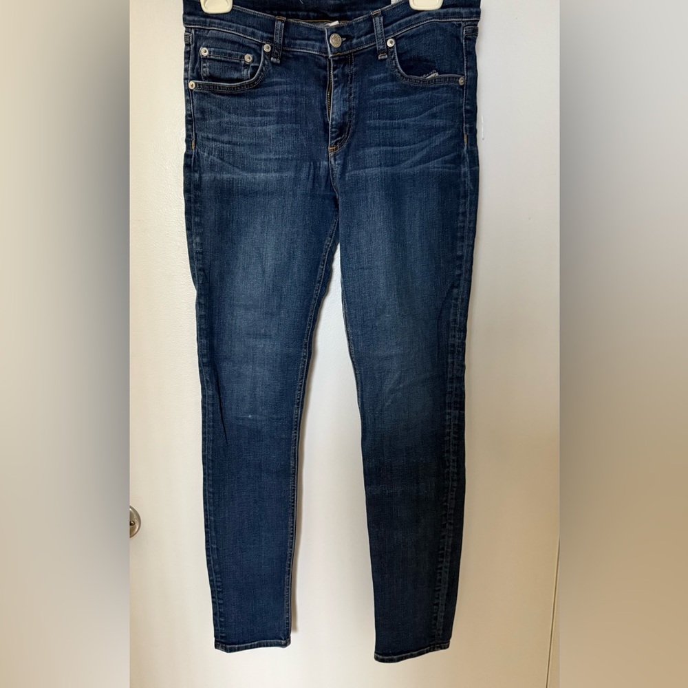 Rag & Bone Dark Wash Skinny Jeans 30